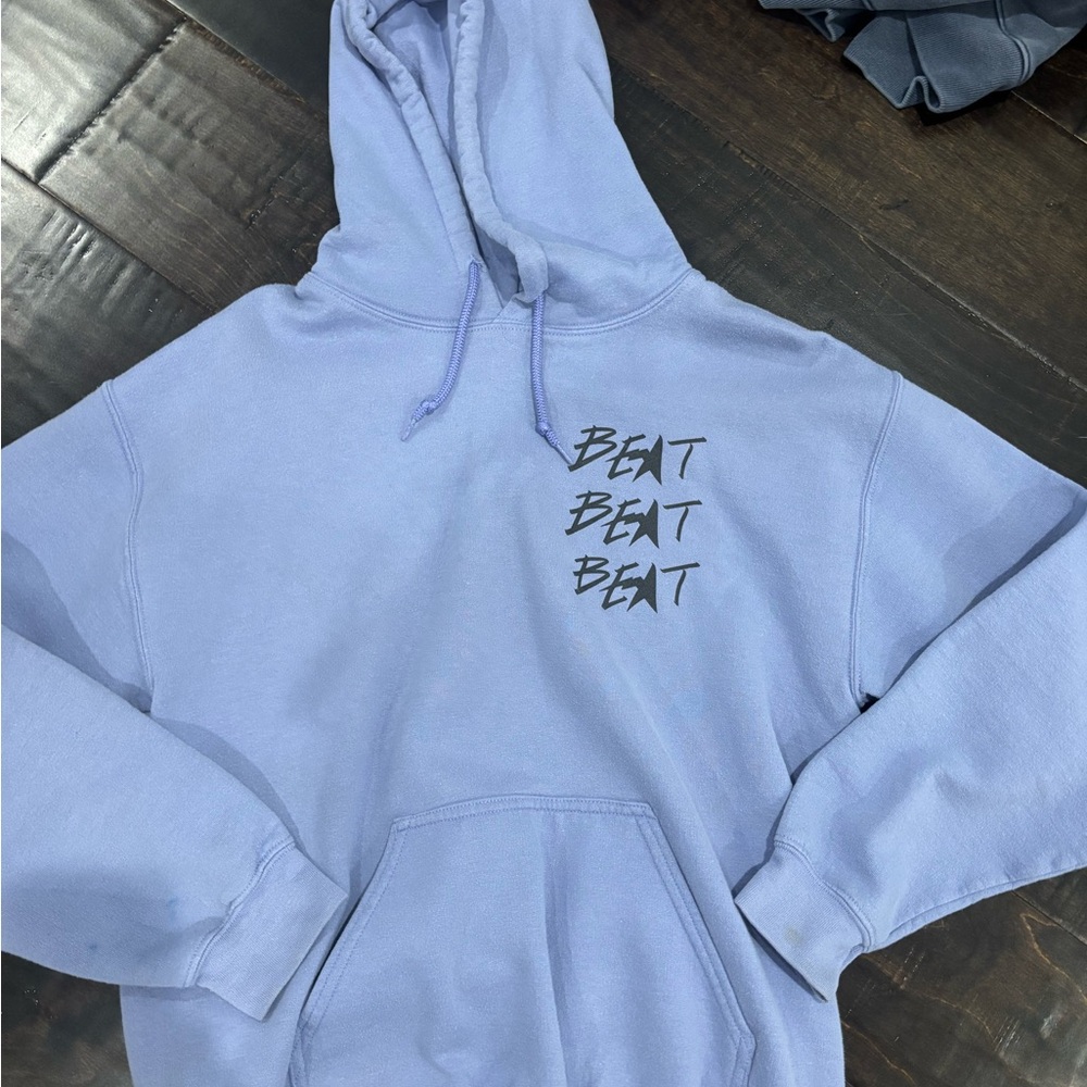 Unique Lavender Hoodie with Text